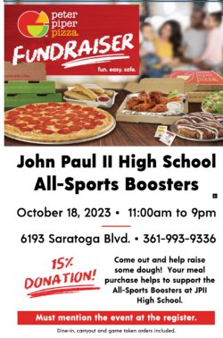 Booster Fundraiser